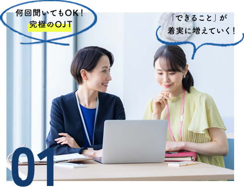 未経験から “最前線に立てる”